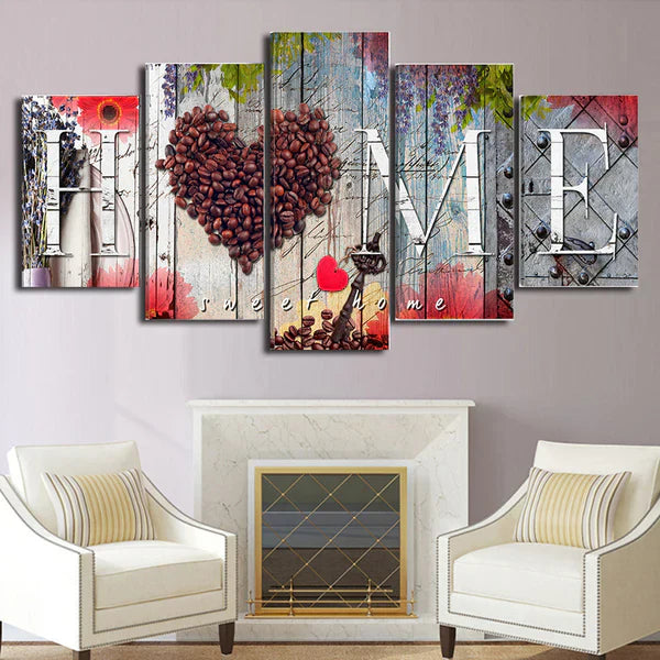 Home sweet home decoration board